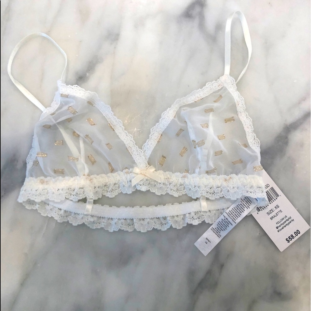 Hanky Panky Sparkling Lace  Bridal Bralette